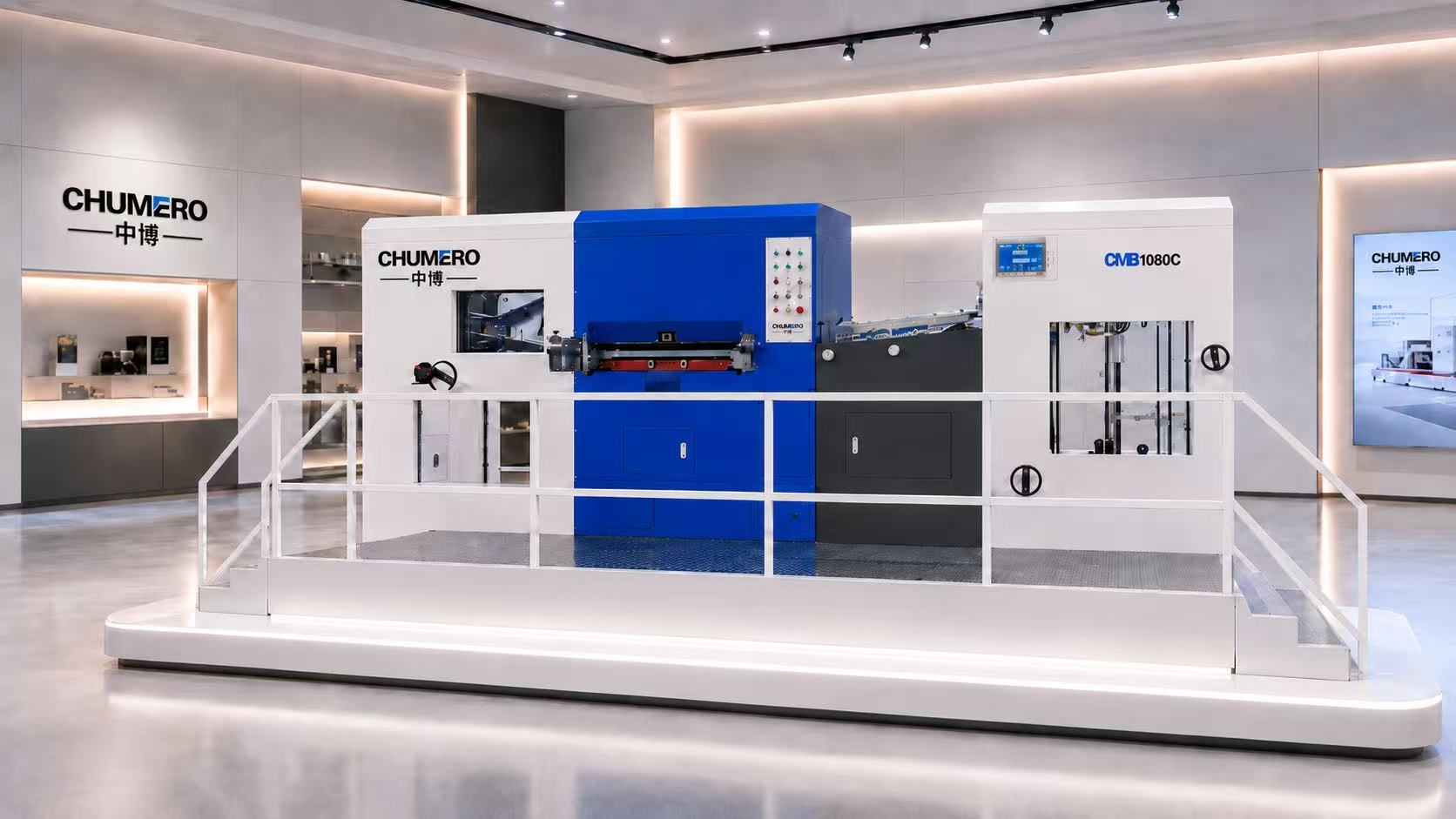 Die cutting machine for carton and packaging post-press production