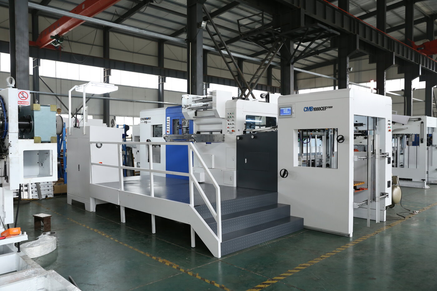 Zhongbo 1080CEF foil stamping machine side reference photo